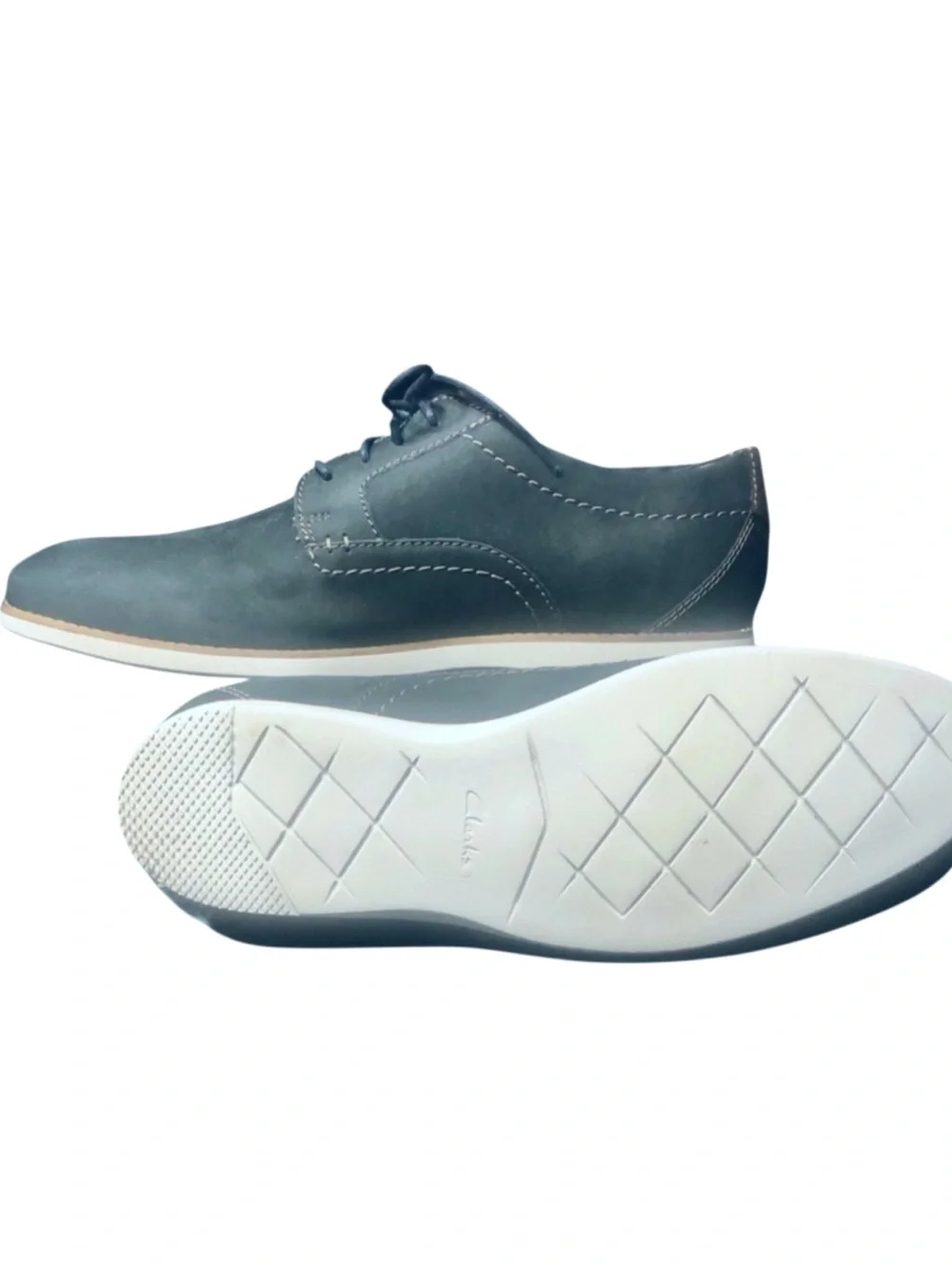 Clark’s Navy Nubuck Leather Oxford Size 11